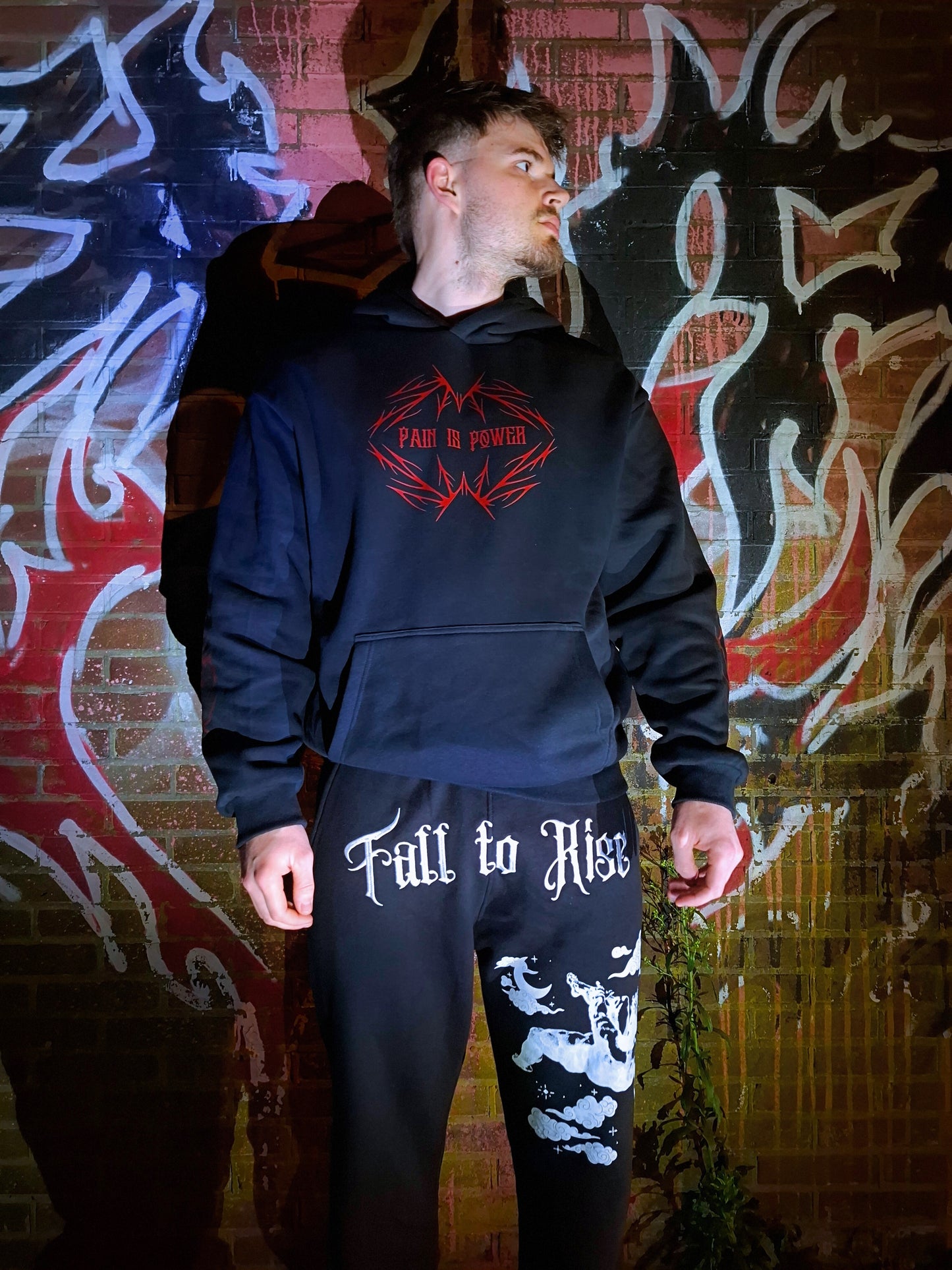 Oversized Gym Hoodie - Pain is Power